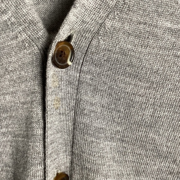 Brooks Brothers Wool Cardigan Sweaters for Men Size Large Gray Extra Fine Merino - Picture 5 of 12